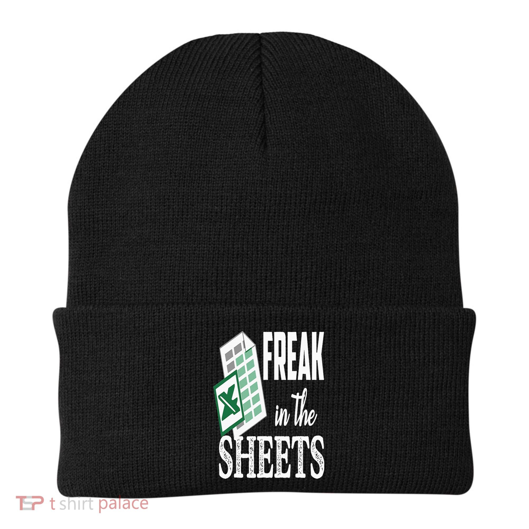 Freak In The Excel Sheets Funny Accountant Spreadsheet Beanie