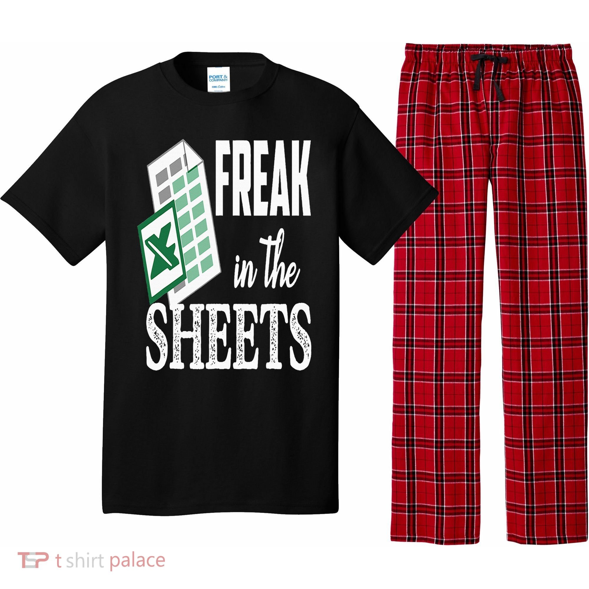 Freak In The Excel Sheets Funny Accountant Spreadsheet Pajama Set