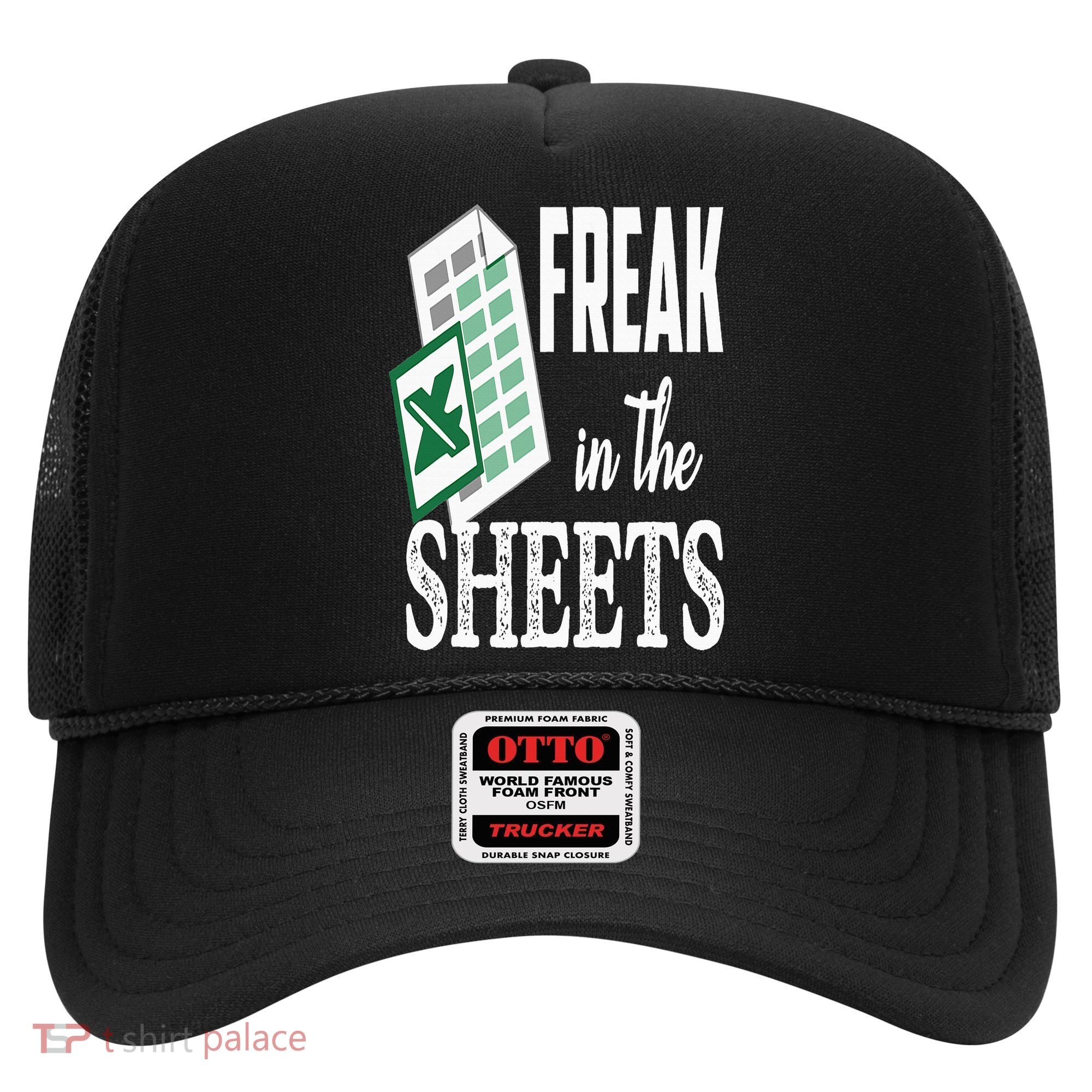 Freak In The Excel Sheets Funny Accountant Spreadsheet Hat
