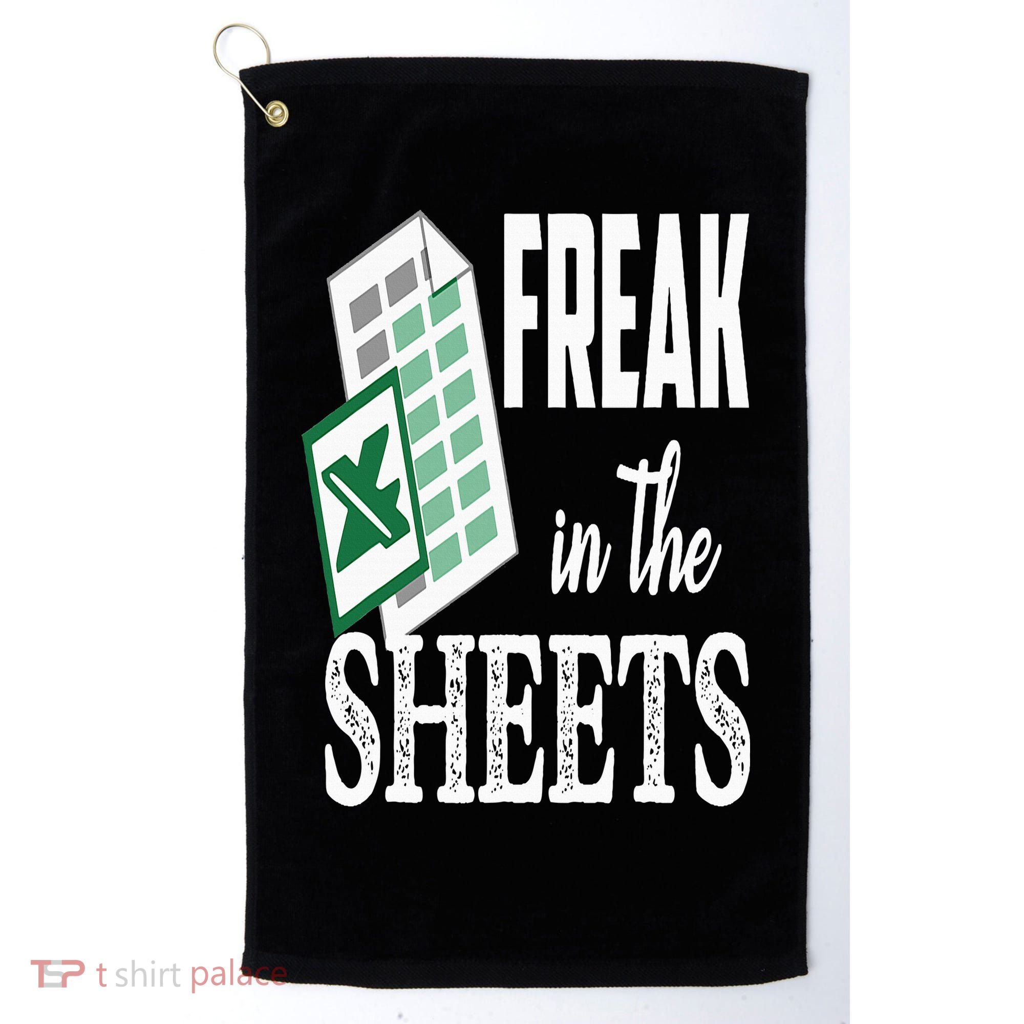 Freak In The Excel Sheets Funny Accountant Spreadsheet Golf Towel