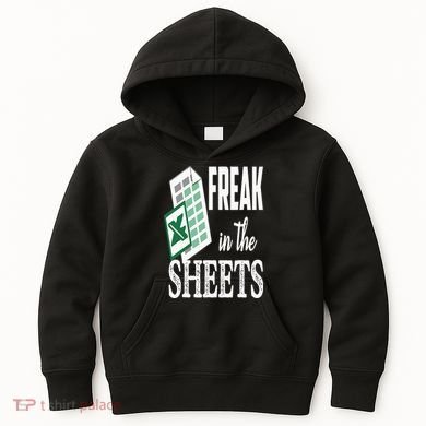 Freak In The Excel Sheets Funny Accountant Spreadsheet Kids Hoodie