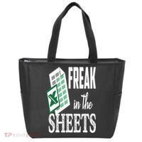 Freak In The Excel Sheets Funny Accountant Spreadsheet Tote Bag thumb 0