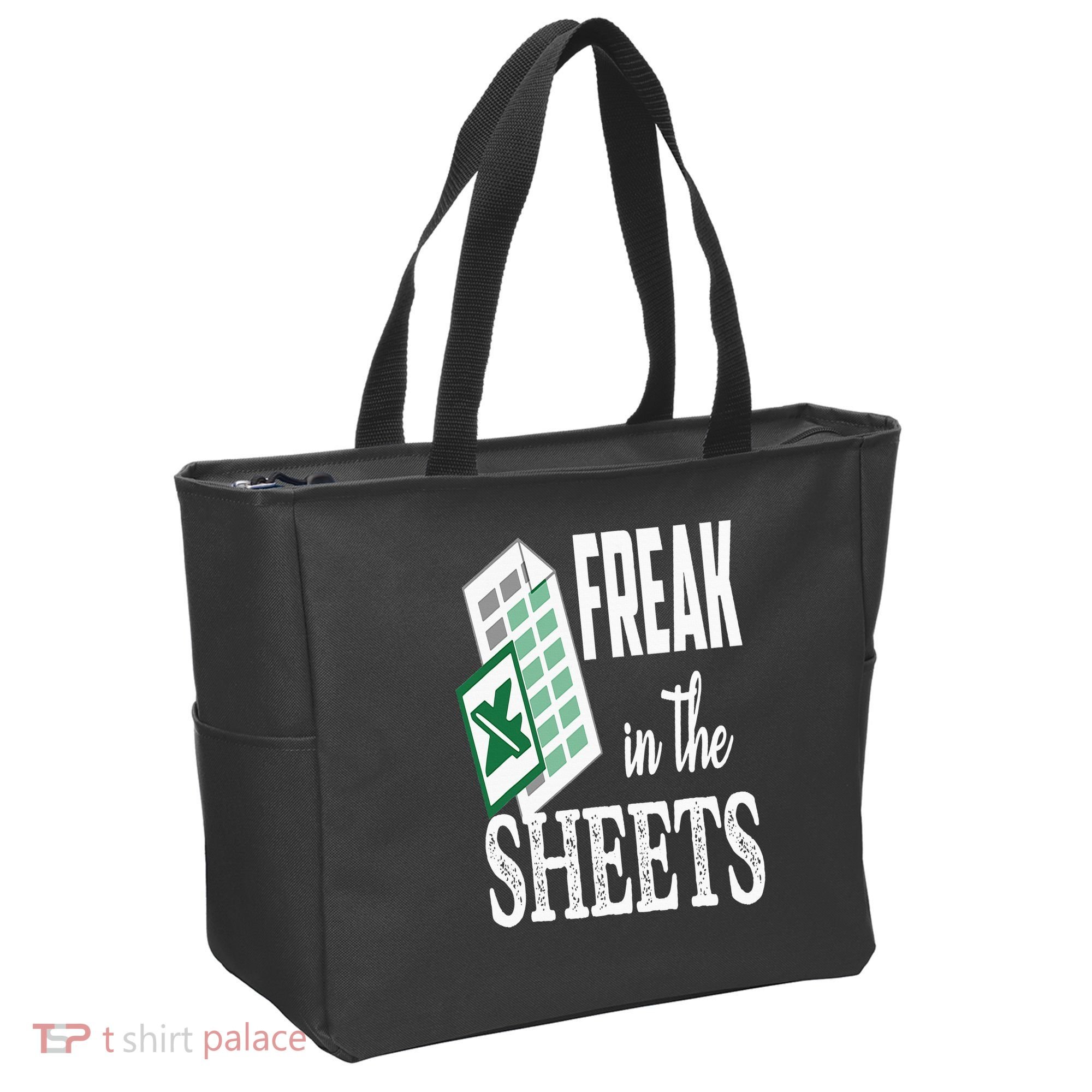 Freak In The Excel Sheets Funny Accountant Spreadsheet Tote Bag