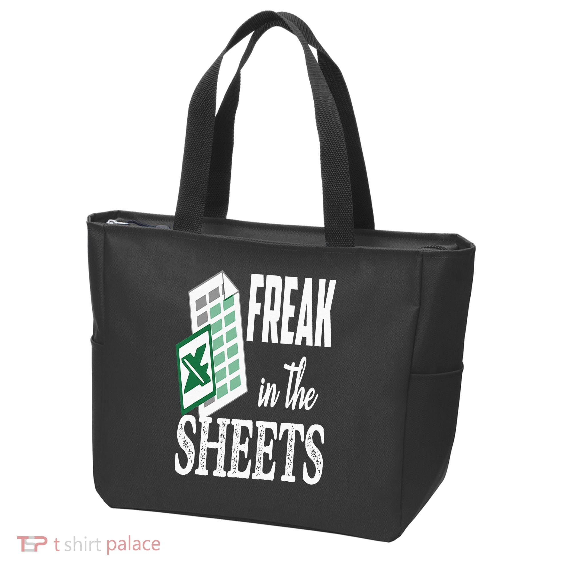 Freak In The Excel Sheets Funny Accountant Spreadsheet Tote Bag