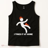 Funny I Tried It At Home Tank Top thumb 2