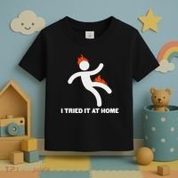 Funny I Tried It At Home Toddler T-Shirt thumb 3