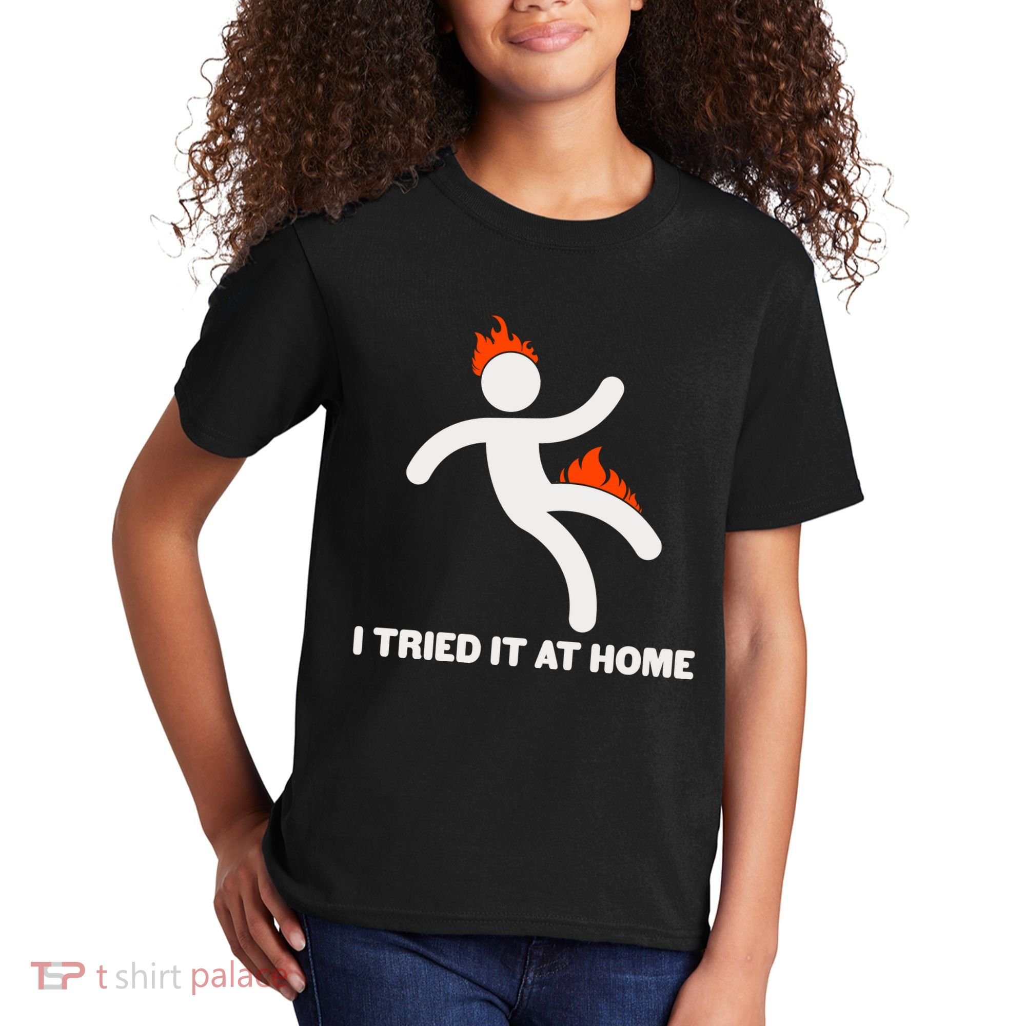 Funny I Tried It At Home Kids T-Shirt