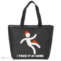 Funny I Tried It At Home Tote Bag thumb 0