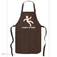 Funny I Tried It At Home Apron thumb 0