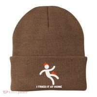 Funny I Tried It At Home Beanie thumb 0