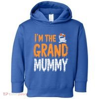 Funny IM The Grand Mummy Grandmother Halloween Costume Gift Toddler Hoodie thumb 0