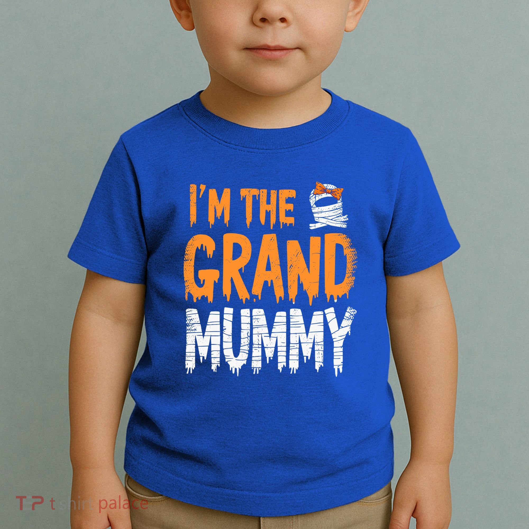 Funny IM The Grand Mummy Grandmother Halloween Costume Gift Toddler T-Shirt
