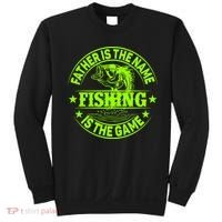 Father Is The Name Fishing Is The Game Sweatshirt thumb 0