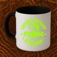 Father Is The Name Fishing Is The Game Coffee Mug thumb 2