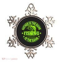 Father Is The Name Fishing Is The Game Ornament thumb 0