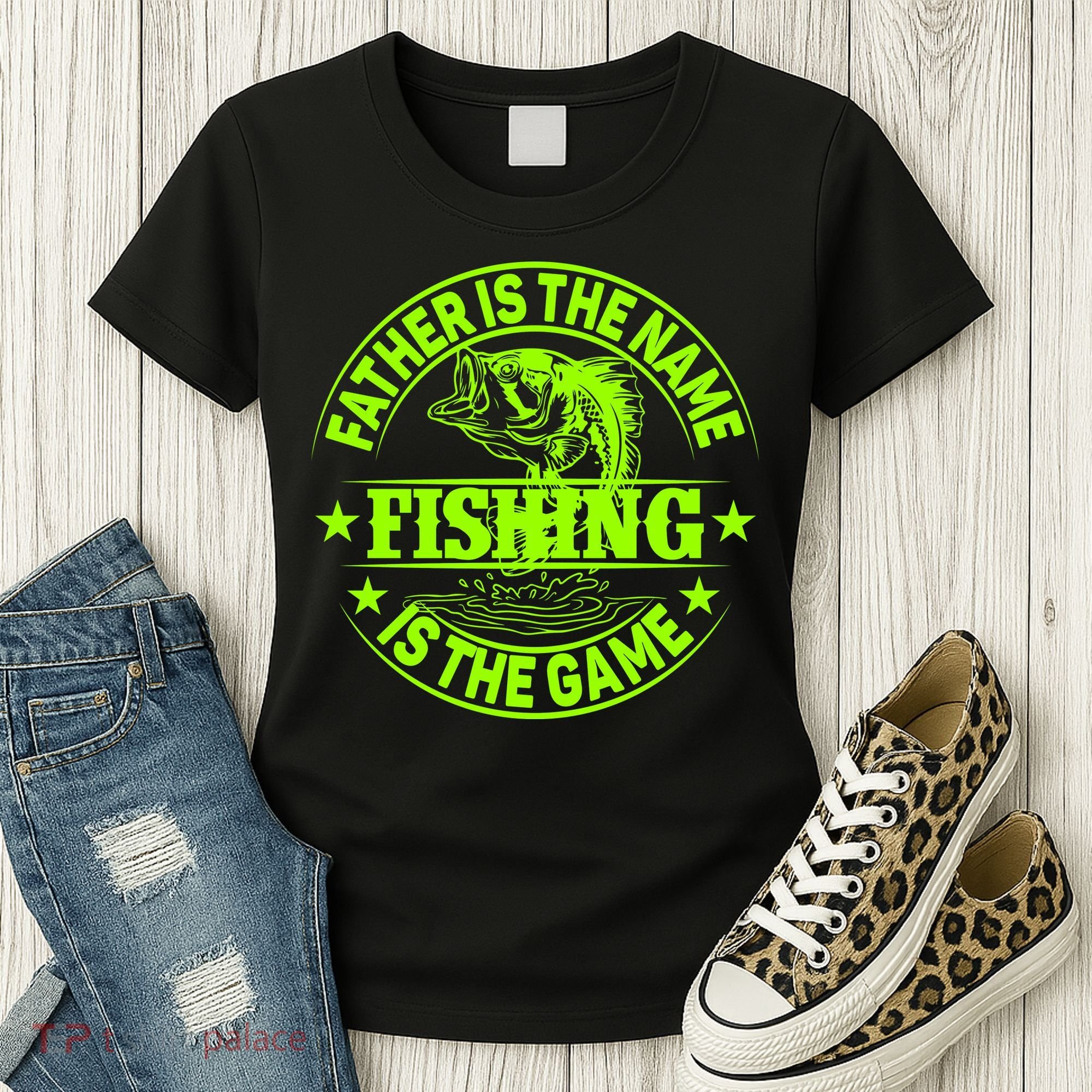 Father Is The Name Fishing Is The Game Women's T-Shirt