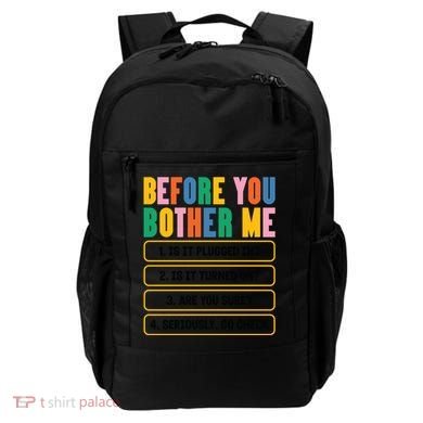 Funny Information Technology Tech Technical Support Humor Gift Backpack