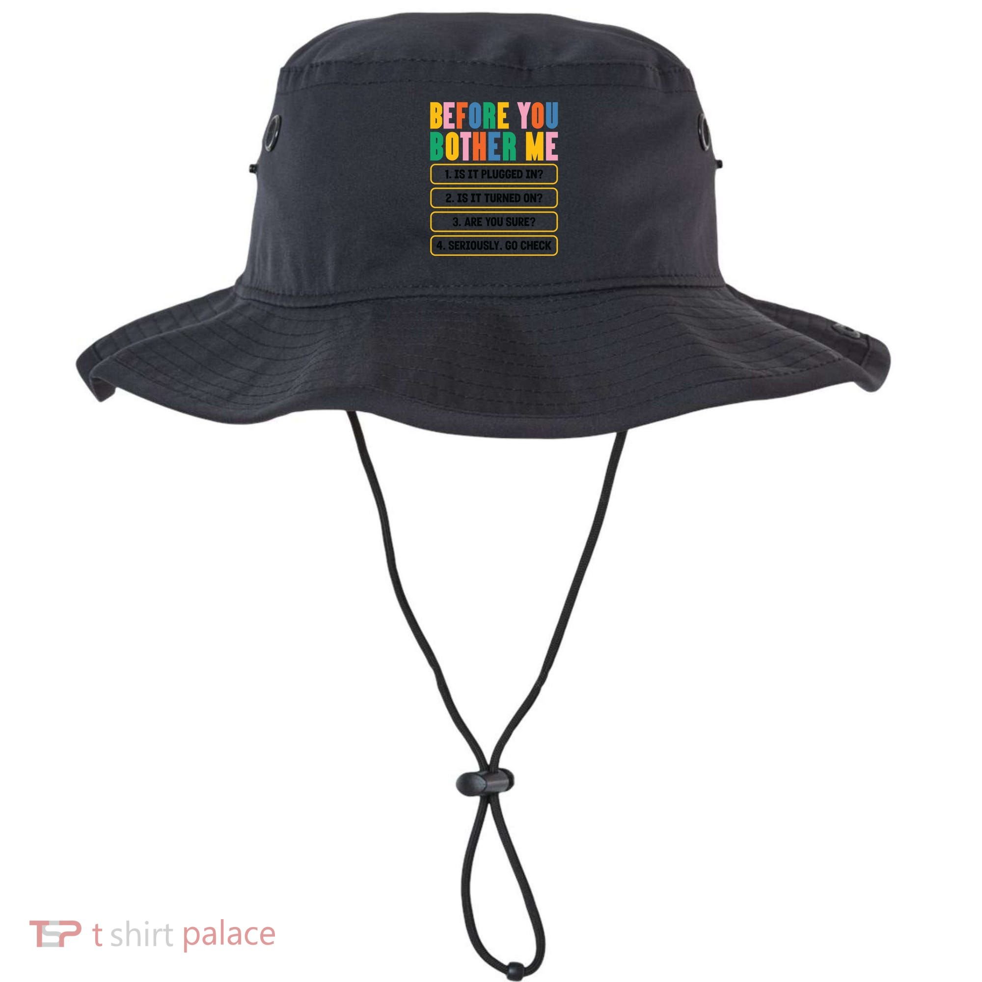 Funny Information Technology Tech Technical Support Humor Gift Bucket Hat