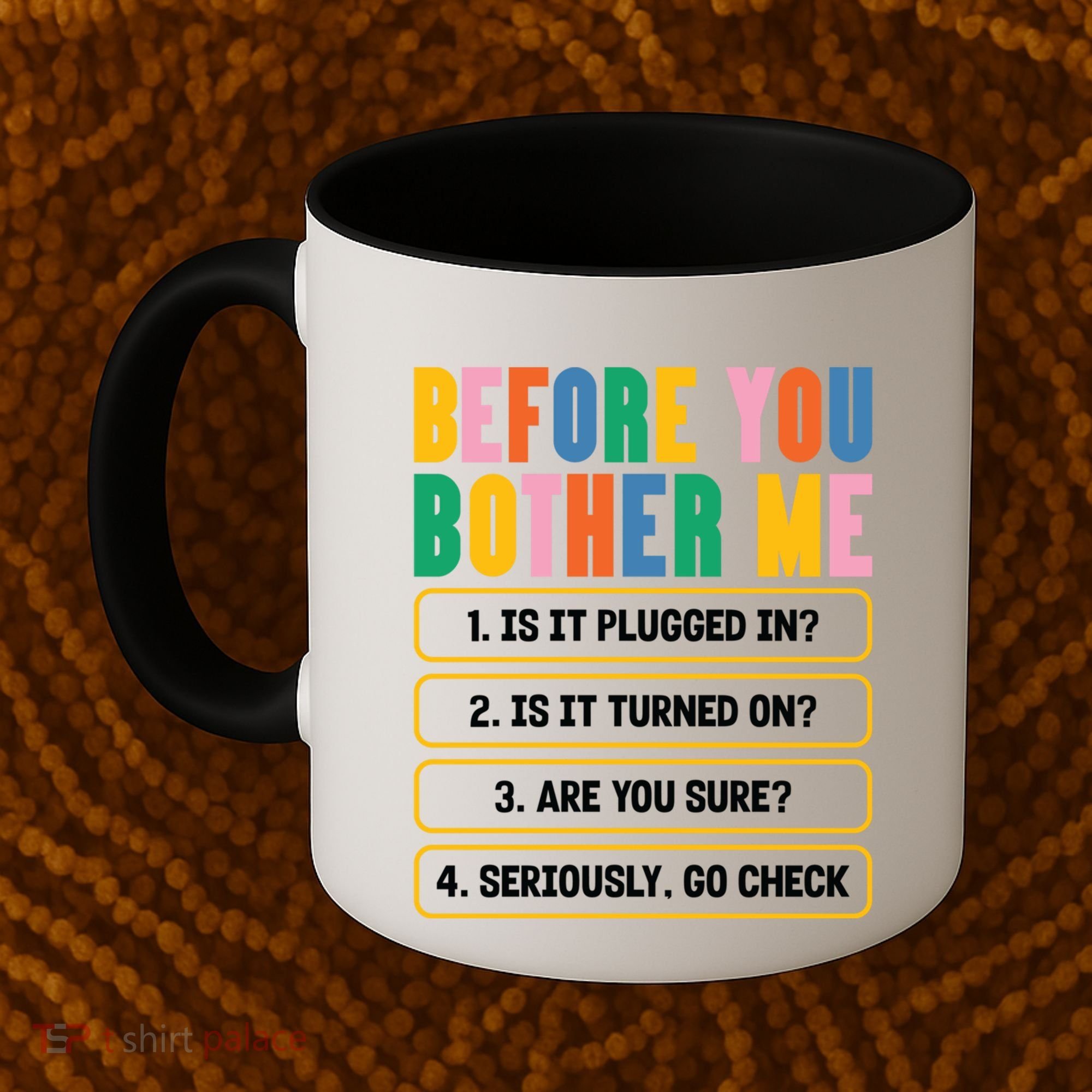 Funny Information Technology Tech Technical Support Humor Gift Coffee Mug