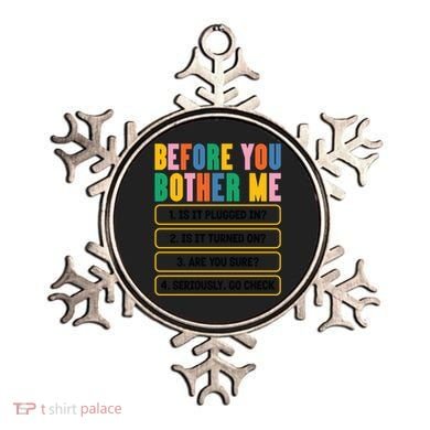 Funny Information Technology Tech Technical Support Humor Gift Ornament
