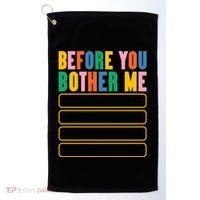 Funny Information Technology Tech Technical Support Humor Gift Golf Towel thumb 0