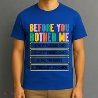 Funny Information Technology Tech Technical Support Humor Gift T-Shirt thumb 3