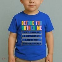 Funny Information Technology Tech Technical Support Humor Gift Toddler T-Shirt thumb 2