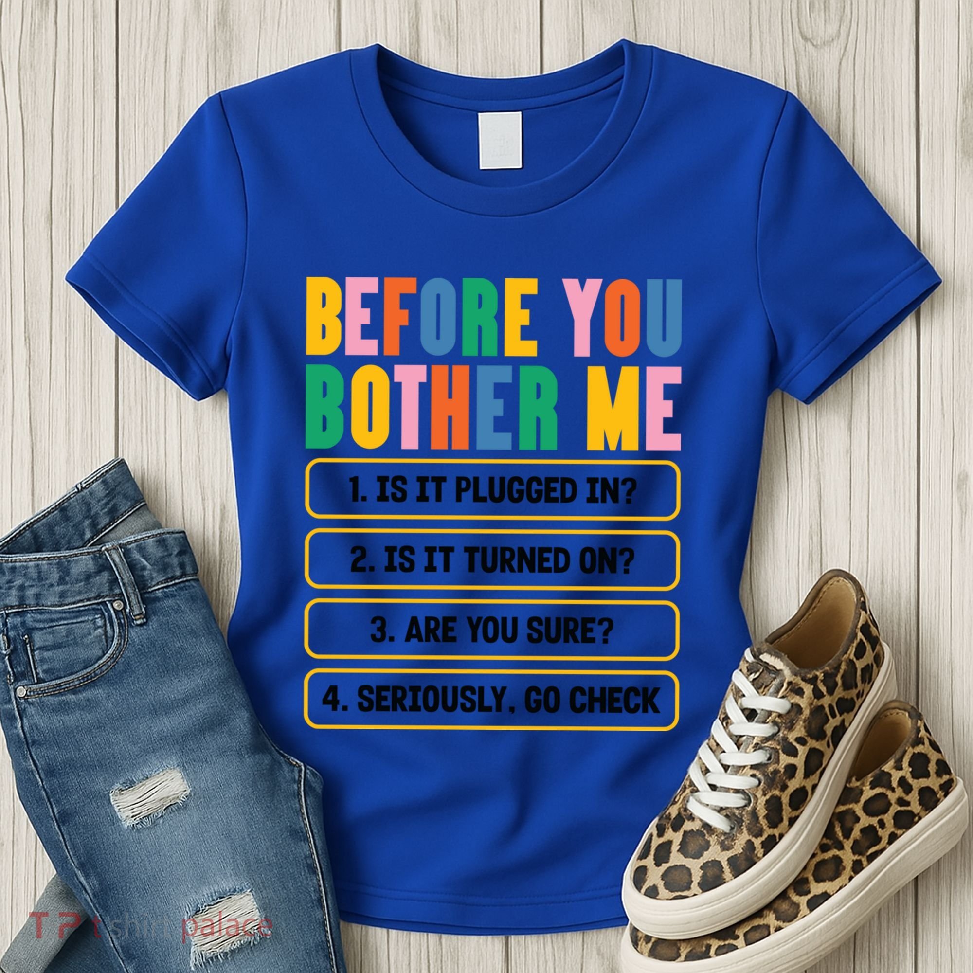 Funny Information Technology Tech Technical Support Humor Gift Women's T-Shirt