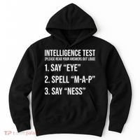 Funny Intelligence Test Hoodie thumb 0