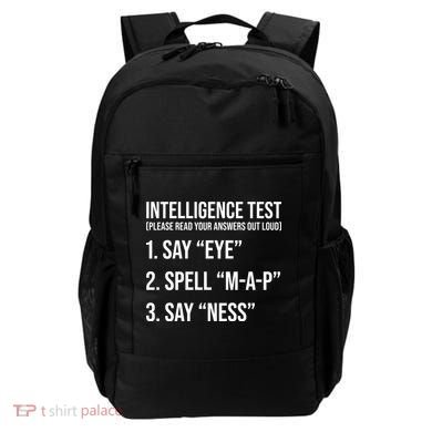 Funny Intelligence Test Backpack