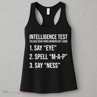 Funny Intelligence Test Women's Tank Top thumb 3