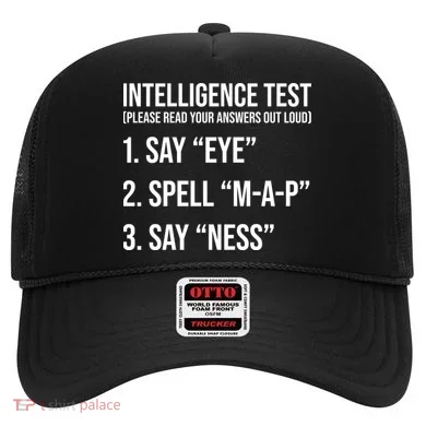 Funny Intelligence Test Hat