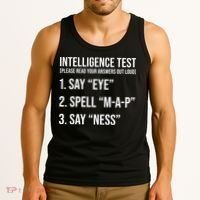 Funny Intelligence Test Tank Top thumb 3
