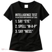 Funny Intelligence Test Women's T-Shirt thumb 0