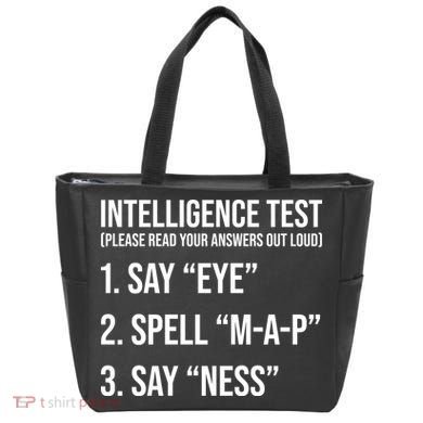 Funny Intelligence Test Tote Bag