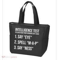 Funny Intelligence Test Tote Bag thumb 3