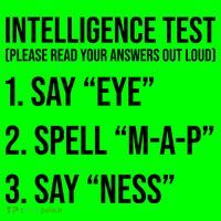 Funny Intelligence Test Long Sleeve Shirt thumb 2