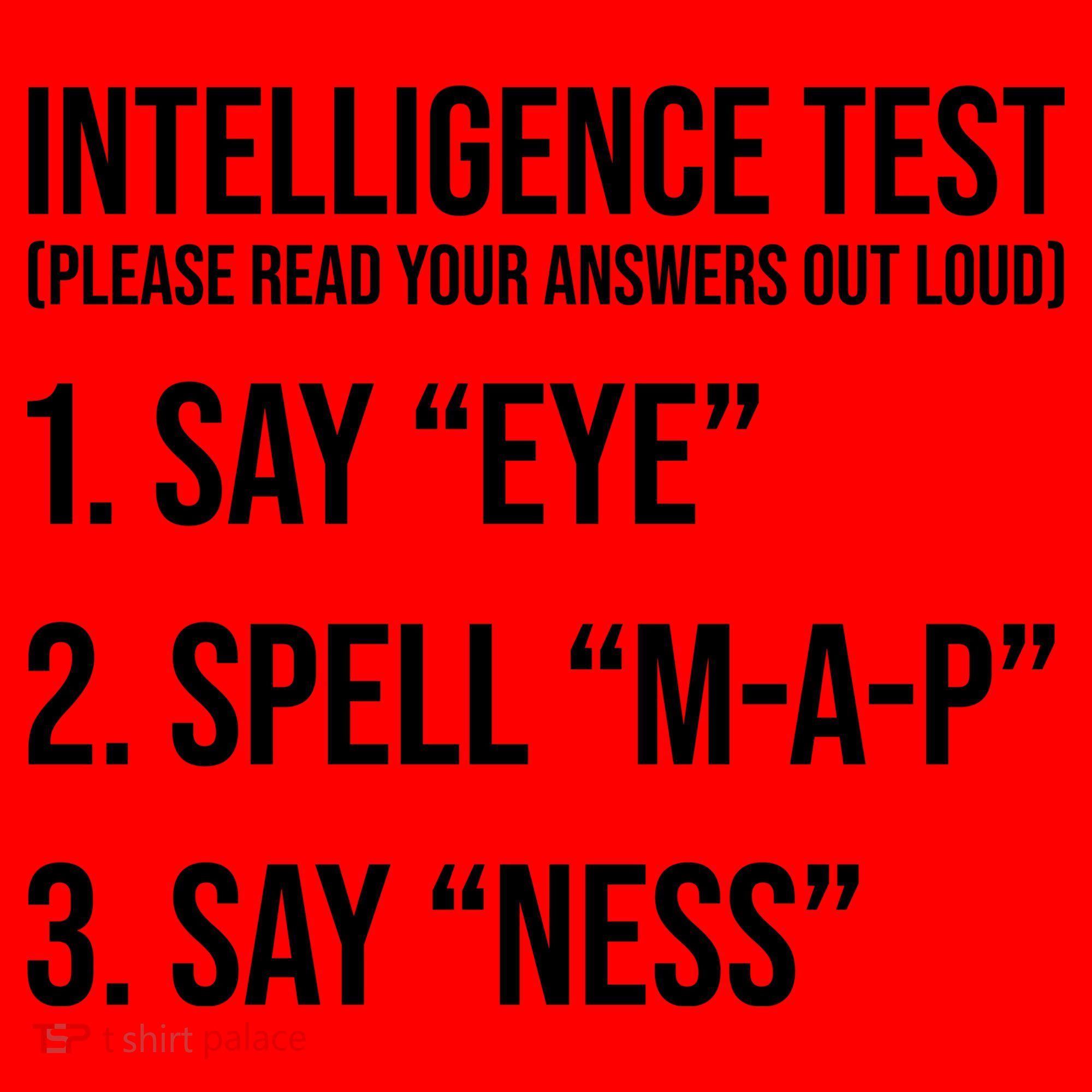 Funny Intelligence Test Santa Hat