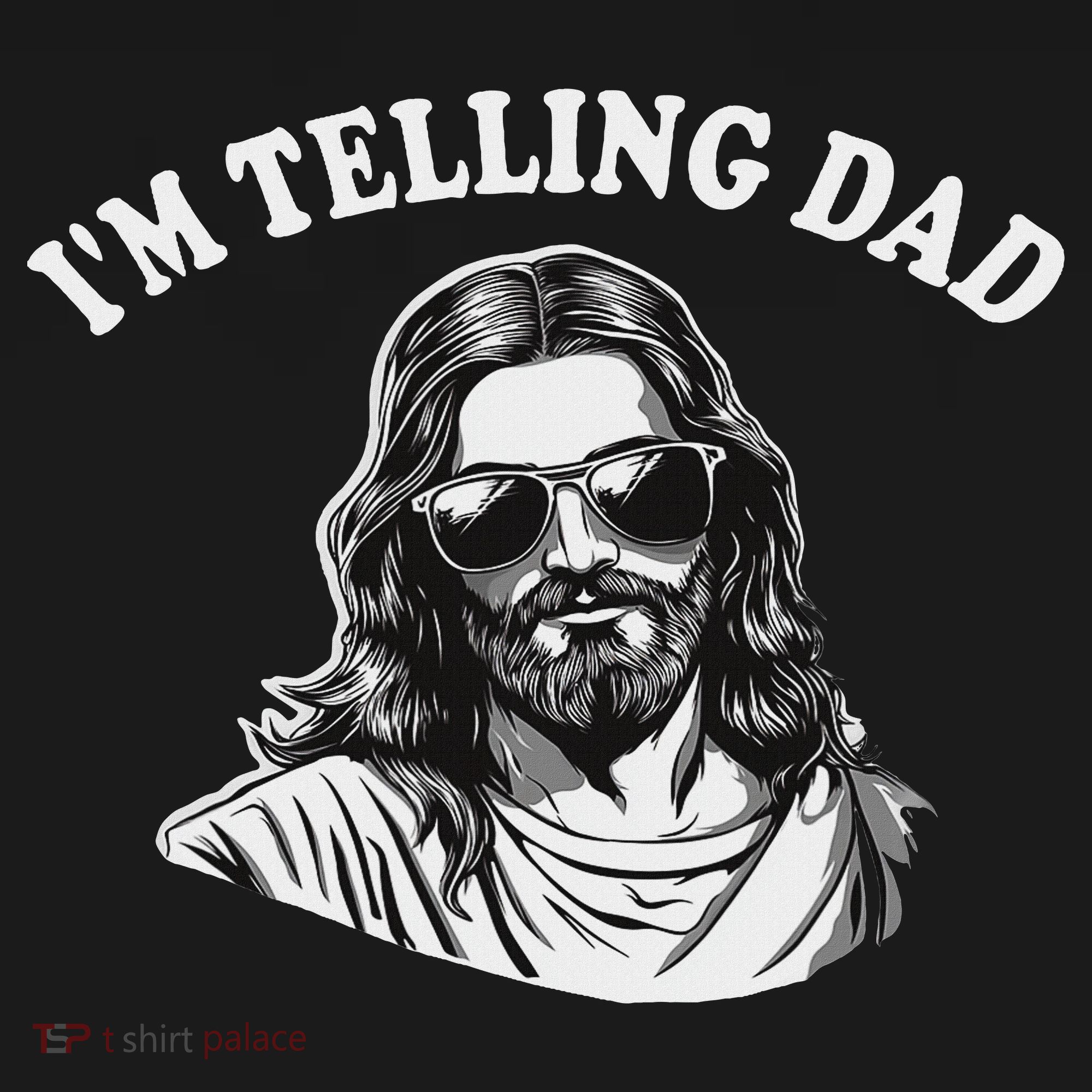 Funny I'm Telling Dad Religious Christian Jesus Meme Sweatshirt