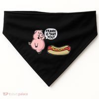 Frank! Is That You Pig And Hot Dog USA-Made Doggie Bandana thumb 0