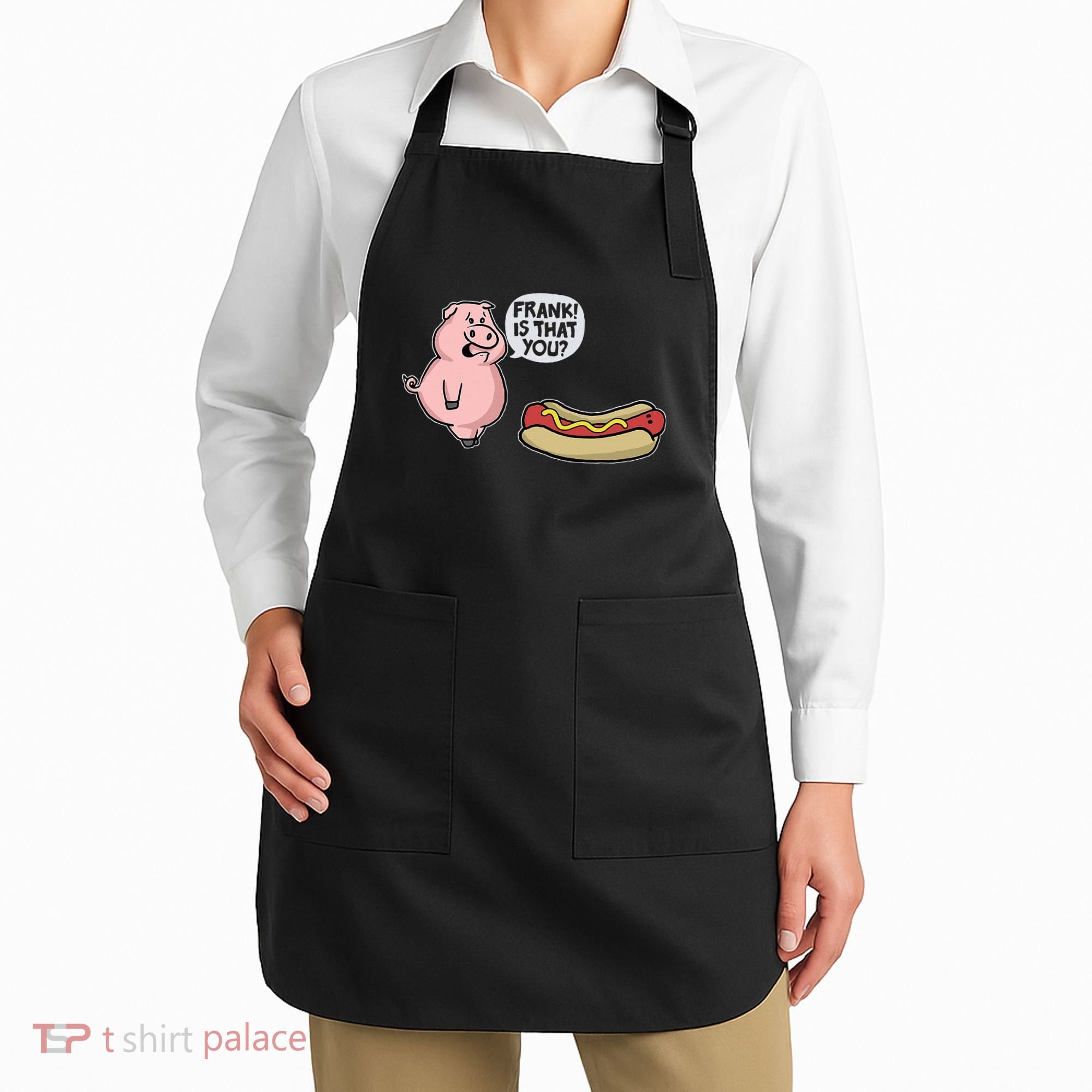 Frank! Is That You Pig And Hot Dog Apron