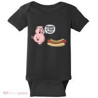 Frank! Is That You Pig And Hot Dog Baby Bodysuit thumb 0