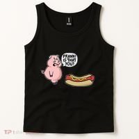 Frank! Is That You Pig And Hot Dog Tank Top thumb 2