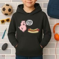 Frank! Is That You Pig And Hot Dog Kids Hoodie thumb 2