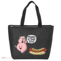 Frank! Is That You Pig And Hot Dog Tote Bag thumb 0