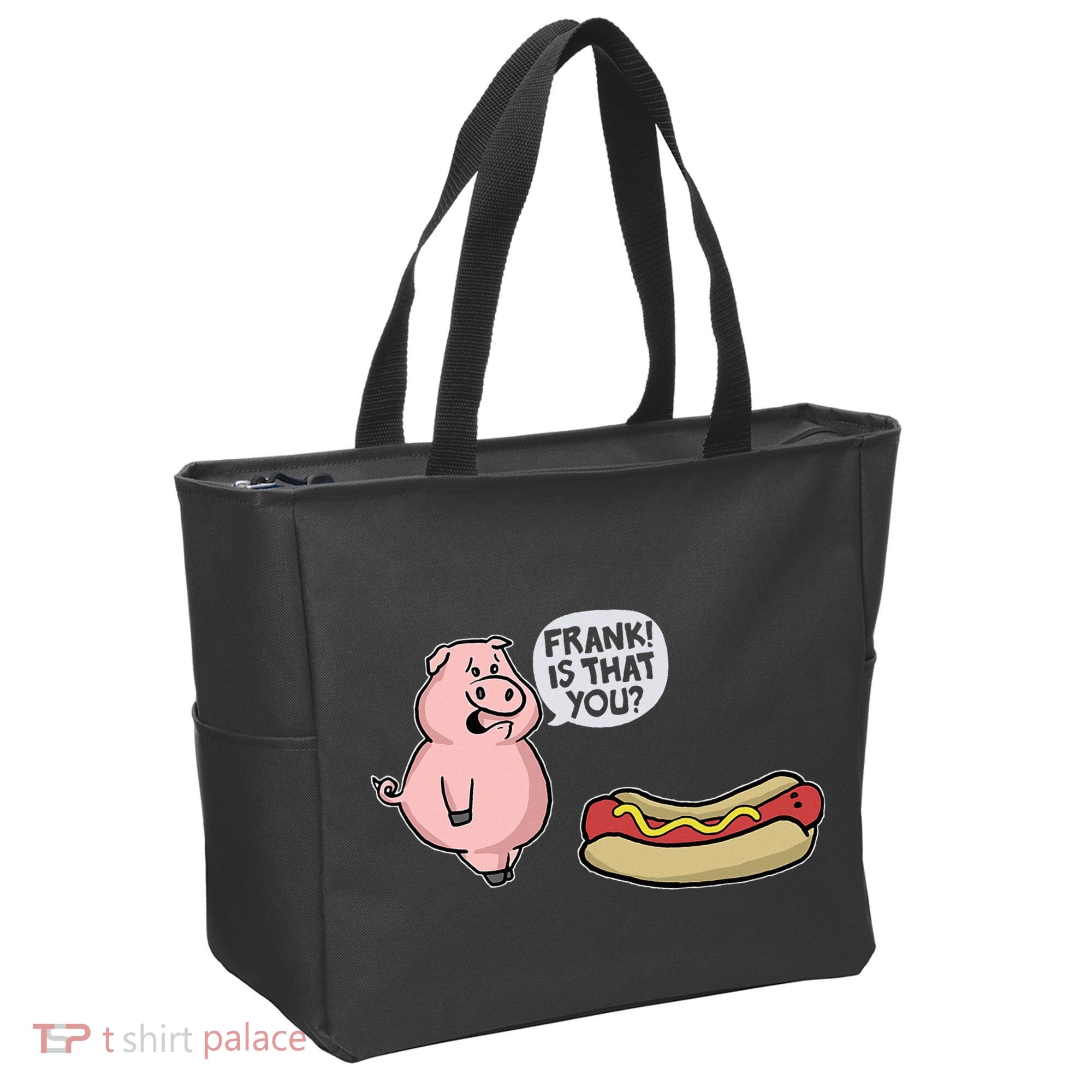 Frank! Is That You Pig And Hot Dog Tote Bag