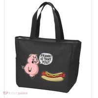 Frank! Is That You Pig And Hot Dog Tote Bag thumb 3