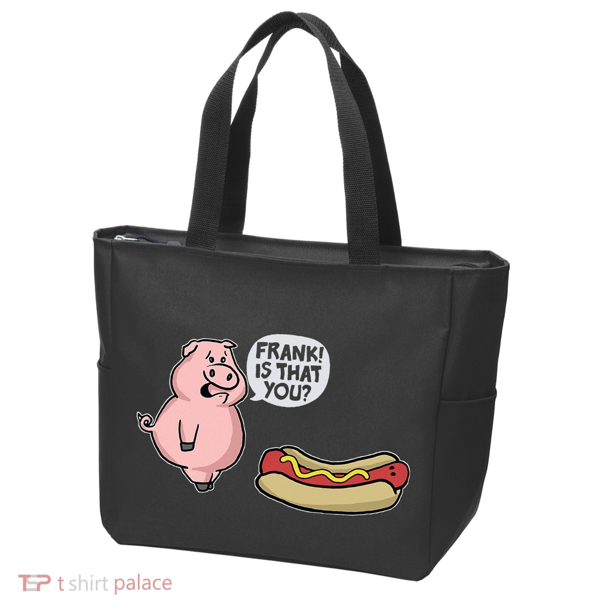 Frank! Is That You Pig And Hot Dog Tote Bag