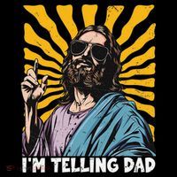 Funny Im Telling Dad Religious Christian Jesus Meme Coffee Mug thumb 5