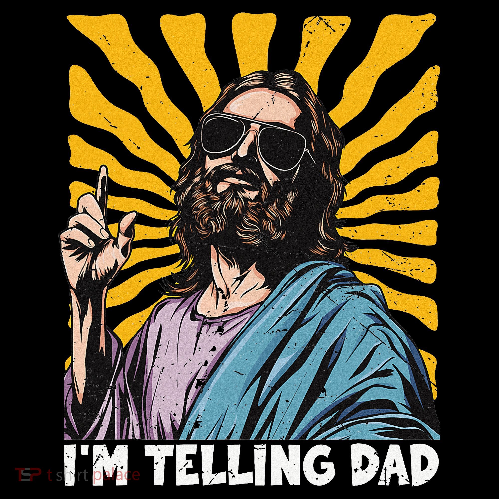 Funny Im Telling Dad Religious Christian Jesus Meme Coffee Mug